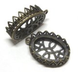 画像: 1ring AG Lacy Oval Setting for 25*18mm