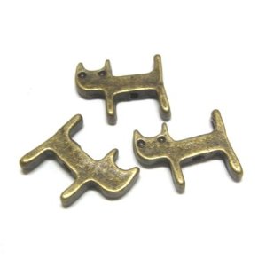 画像: AG Cat Metal Beads 10*13mm(2個入り）