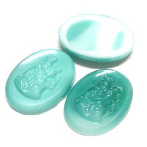 画像: Turquoise Mary and Child FB Oval 18*13mm