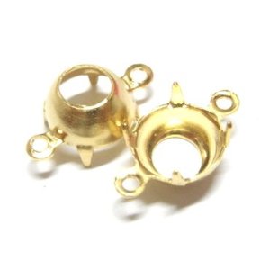 画像: 2ring Brass Round Setting(OB) for 39ss 