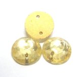 画像: 2hole Jonquil Round Beads 9mm(2個入り）