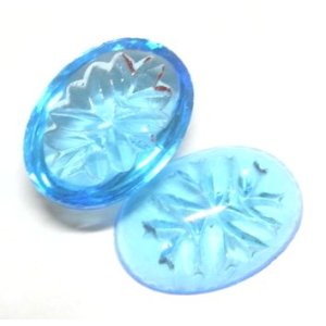 画像: Aqua Flower Intaglio FB Stone 18*13mm