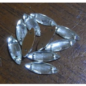画像: Crystal Sew on Navette Beads 13*5mm (10個入り）