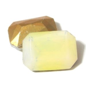 画像: Yellow Sabrina Octagone 18*13mm