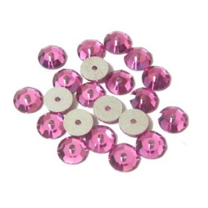 画像: Fuchsia Round Sew on Beads 5mm(20個入り）