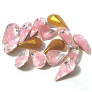 画像: Art.308 Rose Givre 8*4.8mm(10個入り）