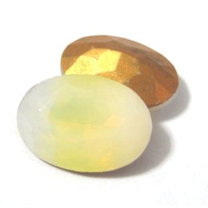 画像: Yellow Sabrina Oval 18*13mm