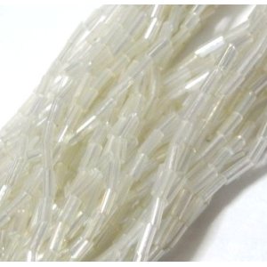 画像: Crystal AB Buggle Beads (1本46cm）