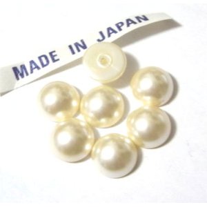 画像: Cream Pearl FB Round 10mm (4個入り）