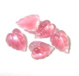 画像: Rose Givre Leaf FB Stoen 10*7.5mm (2個入り）