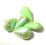 画像: Opaque Lt. Green AB 13*8mm(5個入り）