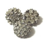 画像: Vintage Rhinestone Button 12.5mm&13mm