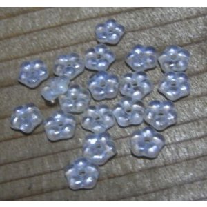 画像: Crysatl Luter Flower Beads 5mm (20個入り）