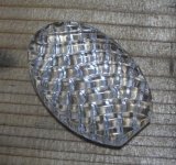 画像: Crystal Wavy Pendant 42*27mm