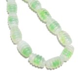 画像: Green Sabrina Beads 10*6.5mm