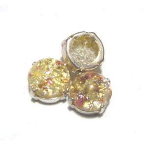 画像: Yellow Opal FB Rond 10mm(セット済）