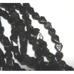 画像: French Jet Heart Beads 4.5*3.5mm (10個入り）