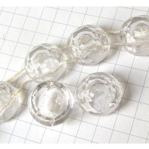 画像: 2hole Crystal Round Beads 13.5mm