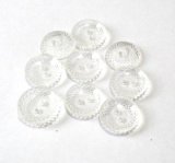 画像: Clear Plastic Buttond 13.5&18mm(9個入り)