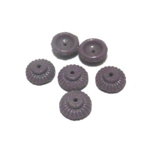 画像: Opaque Purple Beads Cap 8mm (5個入り）