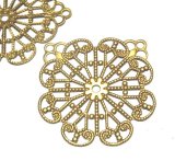 画像: 2ring Round Filigree 36*36mm