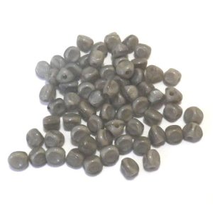 画像: Gray Textured Beads 3mm (20個入り）