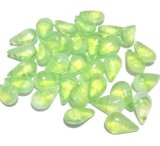 画像: Lt.Green Swirl Drop 10*6mm (10個入り）