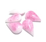 画像: White & Pink Spot Drop 13*8mm