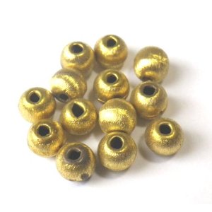 画像: Brass Round Beads 6mm (10個入り）