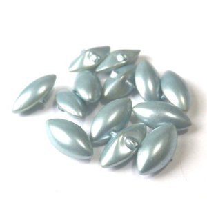 画像: Greish Blue Pearl Navette 10*5mm (10個入り）