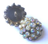 画像: Crystal AB Rhinestone Button 21 mm