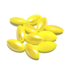 画像: Yellow AB Navette 10*5mm(10個入り）