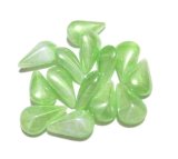 画像: Lt. Green Shimmer Drop 10*6mm (10個入り）