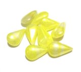 画像: Yellow Shimmer Drop 10*6mm (10個入り）