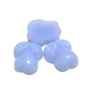 画像: Lt.Blue Pear FB Stone 11*9mm (4個入り）