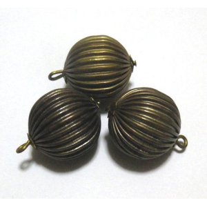 画像: Brass Round Ball 25*18.5mm