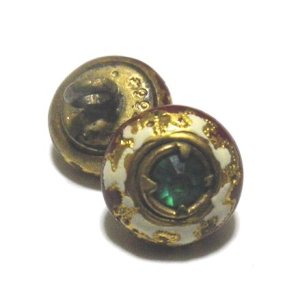 画像: Antique Enamel Button 12mm