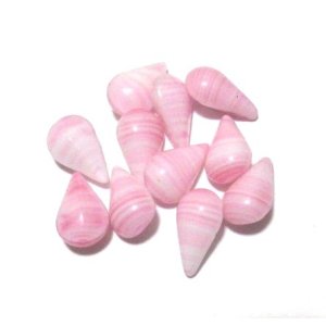 画像: Pink Swirl Drop 10*6mm (10個入り）