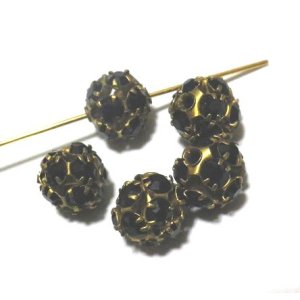 画像: Jet Rheinstone Ball 8mm