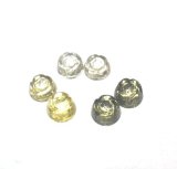 画像: Rose Shaped FB Round Stone 5.5mm (2個入り）