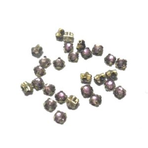 画像: Lt.Amethyst Rose Cut Rosemontee 2.5mm (10個入り）