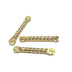 画像: Gold Toned Bar Connector 18*3mm (2個入り）