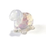 画像: Pink Opal Swirl Animal Beads 13.5*16mm