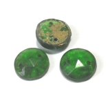 画像: Green Sew on Beads　9mm (2個入り）