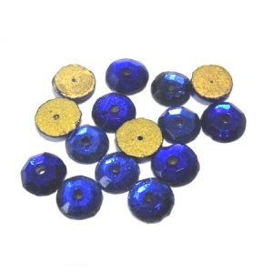 画像: Dk.Blue Round Stone 6mm (10個入り）