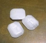 画像: White Satin Cross Octagon 12*10mm