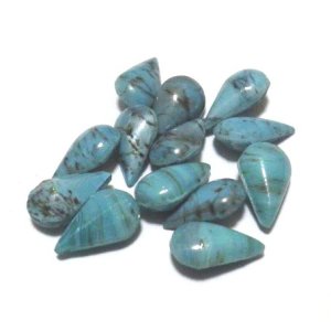 画像: Turquoise Drop 10*6mm (10個入り）