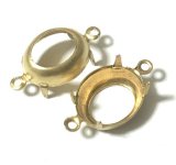 画像: 2ring Brass Oval (OB) 12*10mm