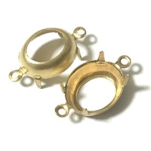 画像: 2ring Brass Oval (OB) 12*10mm