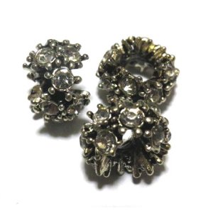 画像: AS  Rhinestone Rondel 8*12mm